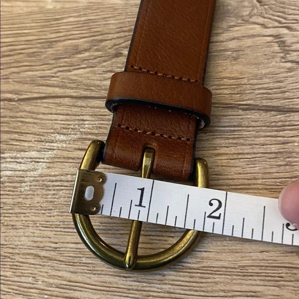 Madewell Perfect Leather Belt in Pecan - Picture 5 of 10